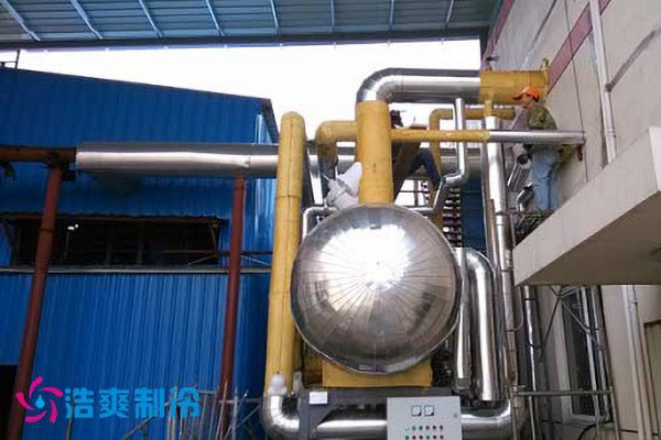 圖示:大娘冷庫改造后新制冷系統(tǒng)的安裝